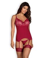 Erotyczny Gorset i Stringi - Obsessive Rosalyne S/M