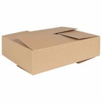 Pudełko składane 50 pcs Brązowy 40 x 30 x 10 cm Tektura