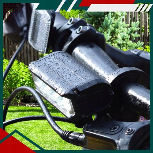 LAMPKA ROWEROWA PRZEDNIA LED NA PRZÓD KIEROWNICĘ ROWERU MOCNA USB 1200lm na Arena.pl