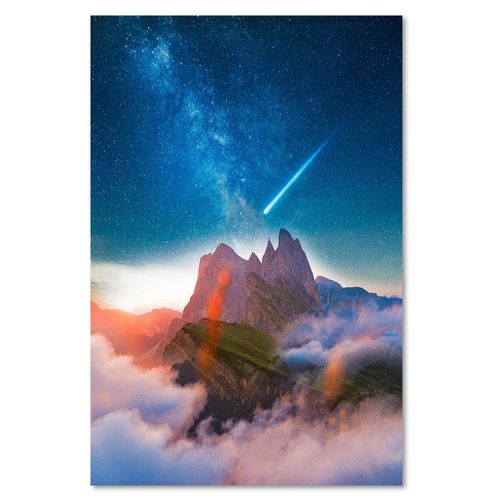 Deco Panel, Kometa nad górami 40x60 na Arena.pl