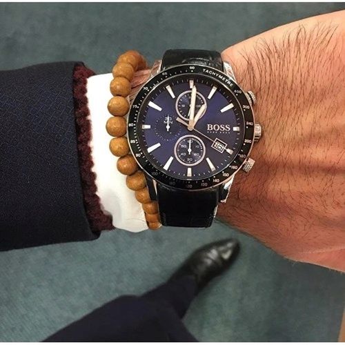 ZEGAREK MĘSKI HUGO BOSS 1513391 - RAFALE (zh013d) + BOX na Arena.pl