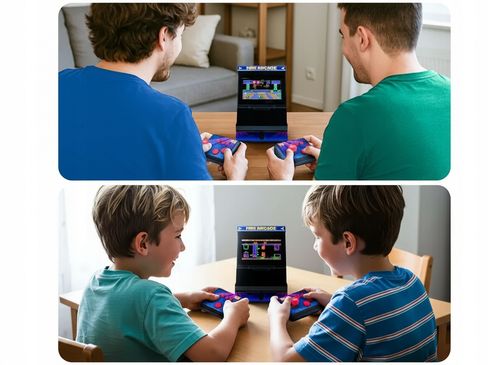 przenośna mini konsolaorb retro mini arcade machine 300 gier (2 graczy) na Arena.pl