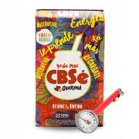 Yerba Mate CBSe Energia Guarana 500g + Termometr