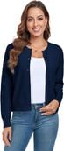 Kardigan Damski Sweter Dzianinowy Rozpinany Miękki Elegancki Granatowy XL