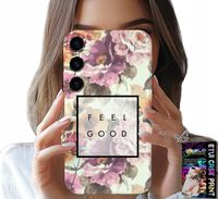 ETUI DO SAMSUNG GALAXY S24 FE - KWIATISTY WZÓR, MODNE DAMSKIE + SZKŁO