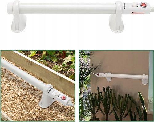 GRZEJNIK RUROWY Z TERMOSTATEM 55W, IP44, dł.50cm, łazienkowy, VF KRAKOW na Arena.pl