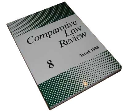 Comparative Law Review 8 zdjęcie 1