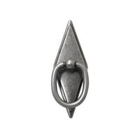 UCHWYT MEBLOWY ROMBO 12714Z07300.19 Rozstaw w mm - 0 - (1 wkręt), Kolor pokrycia - Stare srebro patynowane