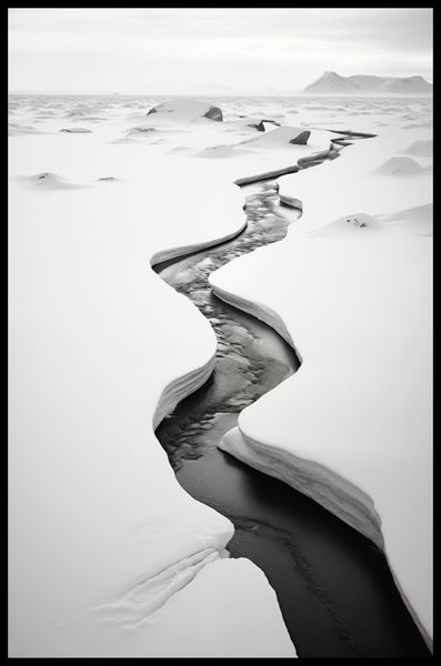 Plakat 53x81cm Szczeliny Mrozu zdjęcie 2