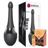 Wibrator i gruszka analna w jednym + perfumy.