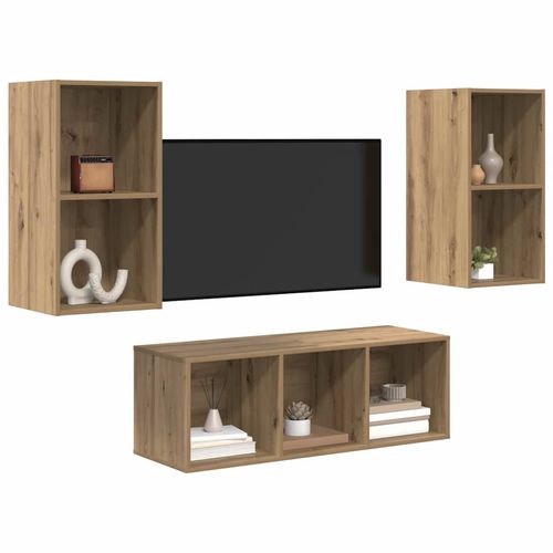 Zestaw szafek RTV 3 pcs dąb artisan 37 x 37 x 107 cm na Arena.pl