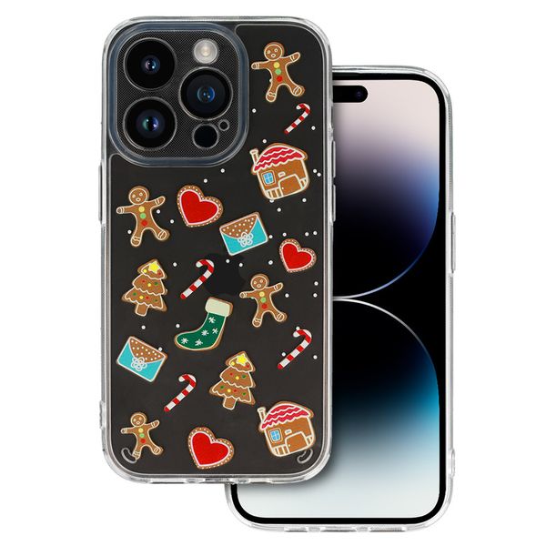 TEL PROTECT Christmas Case do Iphone 13 Pro Max Wzór 2 Clear zdjęcie 1