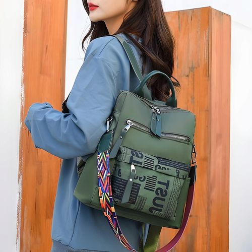 PLECAK DAMSKI MIEJSKI TORBA TOREBKA ZIELONY 2W1 na Arena.pl