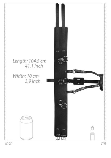 belt with vibrator holder - black zdjęcie 10