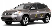 Nissan Rogue 2008-2013 - Listwy chrom boczne drzwi chromowane ochronne