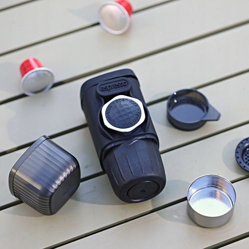 Przenośny ręcznie prasowany ekspres do kawy na zewnątrz na Arena.pl