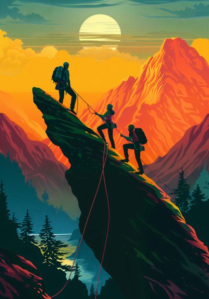 Plakat 70x100cm U Szczytu zdjęcie 1