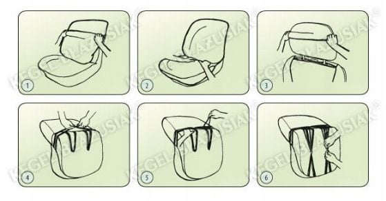 POKROWCE SAMOCHODOWE na FOTELE MAZDA CX-5 zdjęcie 8