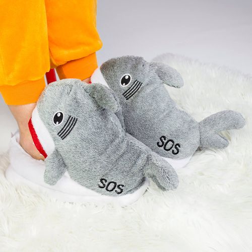 Kapcie rekiny kigurumi onesie pluszowe ciepłe miękkie na Arena.pl