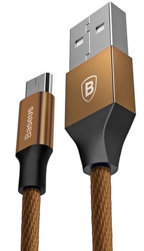 Kabel Baseus Yiven Micro USB 150cm 2A - brązowy na Arena.pl
