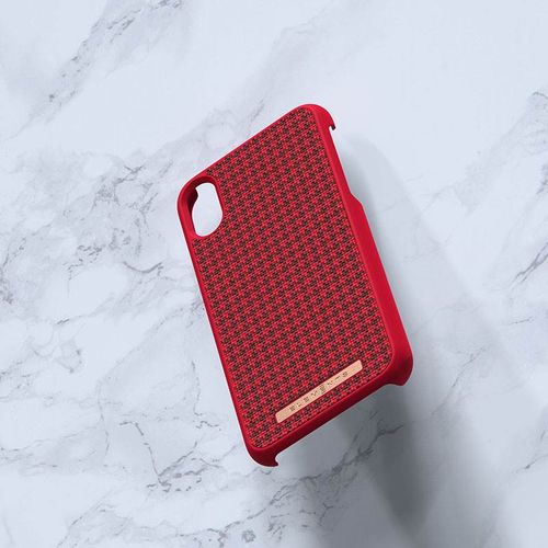 Materiałowe etui do iPhone Xs / X (Red) na Arena.pl