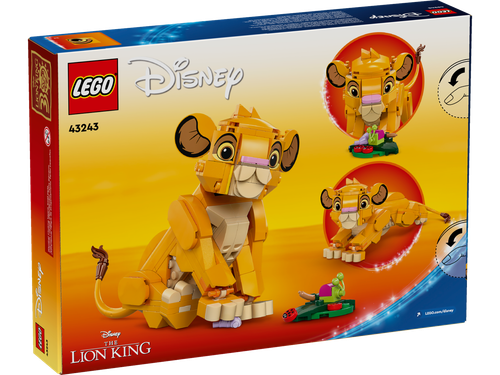 LEGO Disney Król Lew - lwiątko Simba ruchomy model 43243 na Arena.pl