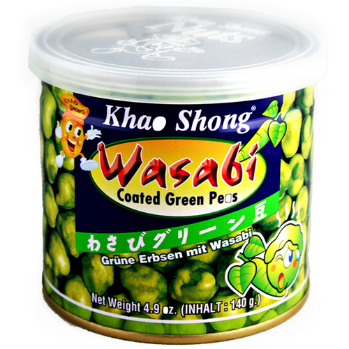 Prażony zielony groszek z wasabi 140g - Khao Shong na Arena.pl