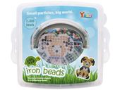 Koraliki Do Prasowania Szablony Piesek, Żółwik, Zestaw 2000 Elementów, Prasowanka, Kuferek