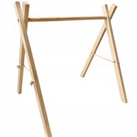 Baby Gym stojak edukacyjny gimnastyczny naturalny