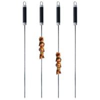 4x Stalowe Szpikulce Stalowe Patyki na Szaszłyki do Grilla Szaszłyków 47 cm