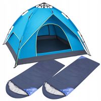 NAMIOT TURYSTYCZNY 3 OSOBOWY KEMPINGOWY PLAŻOWY SAMOROZKŁADAJĄCY 2 ŚPIWORY