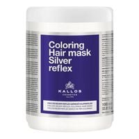Kallos Silver Reflex maska do włosów rozjaśnianych, blond i siwych 1000ml