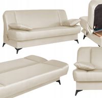 Kanapa sofa Sara ekoskóra rozkładana wersalka spania łóżko Family Meble