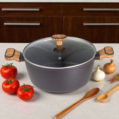 garnek multiclad 28cm z pokrywą bergner bg-56038 charcoal na Arena.pl