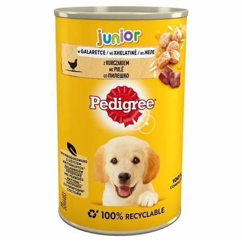 PEDIGREE JUNIOR KURCZAK 400G PUSZKA zdjęcie 1