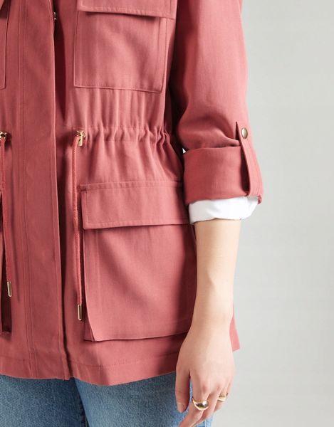 VERO MODA VMJAZZ JACKET MARSALA S zdjęcie 3