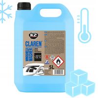Płyn do spryskiwaczy ZIMOWY K2 CLAREN -22°C K625 5L