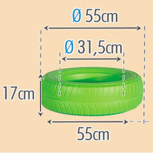 opona plastikowa - niebieski na Arena.pl