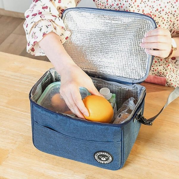 Torba Lunch Box Duża Termiczna Jedzenie Śniadanie zdjęcie 10