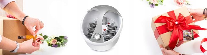 Masażer do stóp first austria PODGRZEWANIE WIBRACJE + BĄBELKI zdjęcie 3