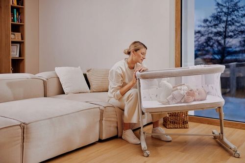 Łóżeczko dostawne dziecięce + kojec Lionelo Aurora + Otulacz bambusowy na Arena.pl