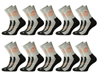 10x POLSKIE SKARPETY Termo Frotte grube i ciepłe BEZUCISKOWE