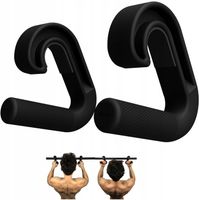 ERGONOMICZNE UCHWYTY TRENINGOWE DO ĆWICZEŃ 45° NA DRĄŻEK, SZTANGĘ, GRYF