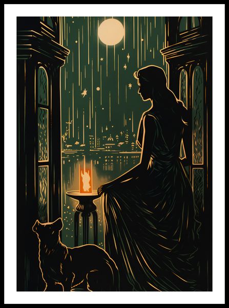 Plakat 50x70cm Nocne Szeptanie zdjęcie 3