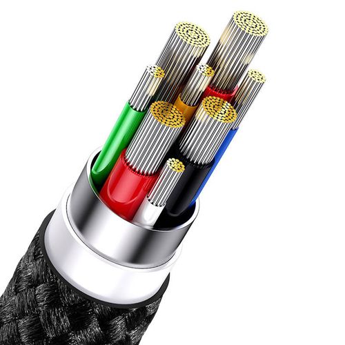 Kabel USB 3w1 Baseus Flash 100W 1.5m czarny na Arena.pl