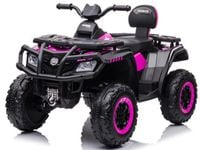 QUAD NA AKUMULATOR 4 SILNIK 80W AKU 24V7AH EKOSKÓRA KOŁA EVA NIEBIESKI