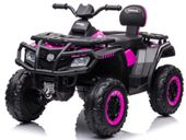 QUAD NA AKUMULATOR 4 SILNIK 80W AKU 24V7AH EKOSKÓRA KOŁA EVA NIEBIESKI