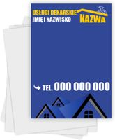 Ulotki A5 reklamowe firmowe 100 szt projekt w cenie USŁUGI DEKARSKIE