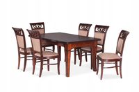 stół biesiadny fornirowany S20 - prostokątny 260 cm rozkładany do 560 cm