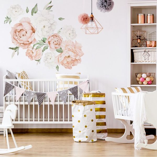 Naklejki Pastelowe Piwonie DK282 zdjęcie 2